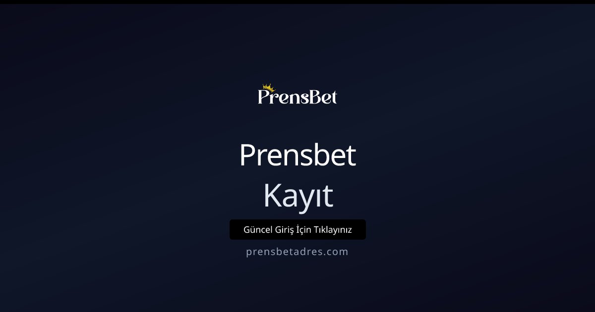 Prensbet Kayıt